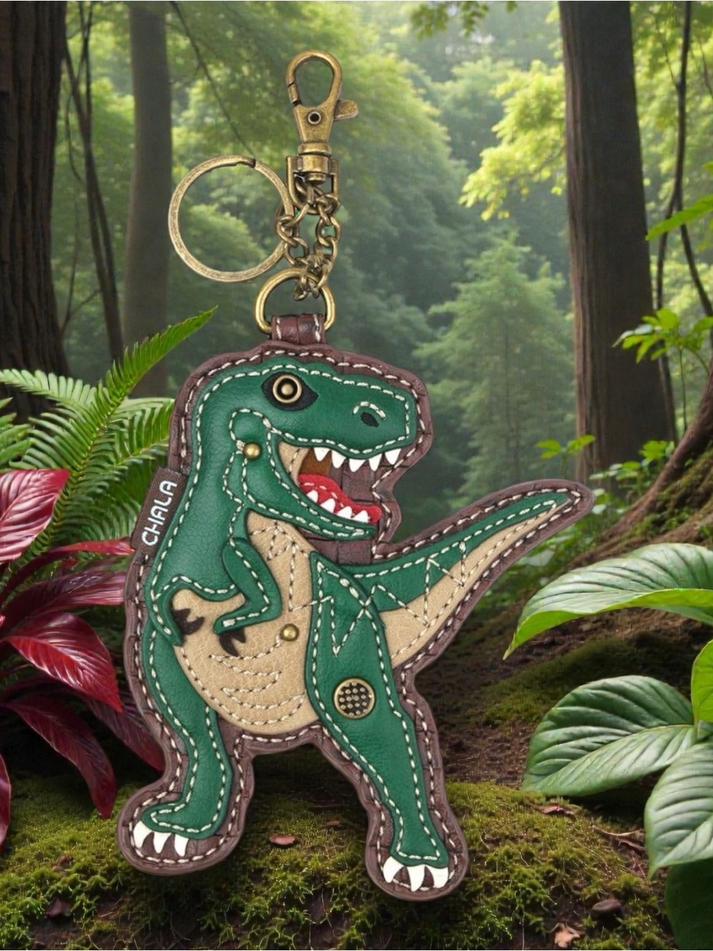 Chala Trex Bag Charm/Coin Purse - Picture 3 of 5